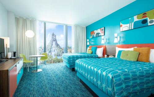 Universal’s Cabana Bay Beach Resort - Standard Room Vocana View Two Queen Beds